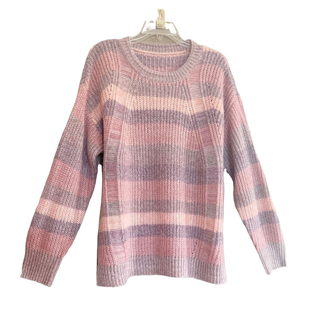 Christopher & Banks Pastel Blended Stripped Sweater Size 0X/XL - Picture 5 of 9
